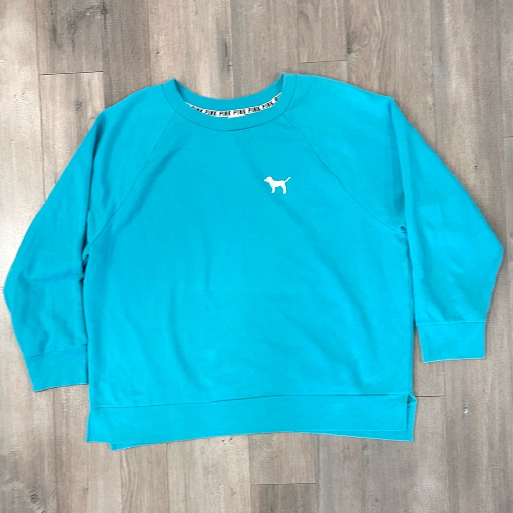 Victoria's Secret Vibrant Teal Crewneck Sweater